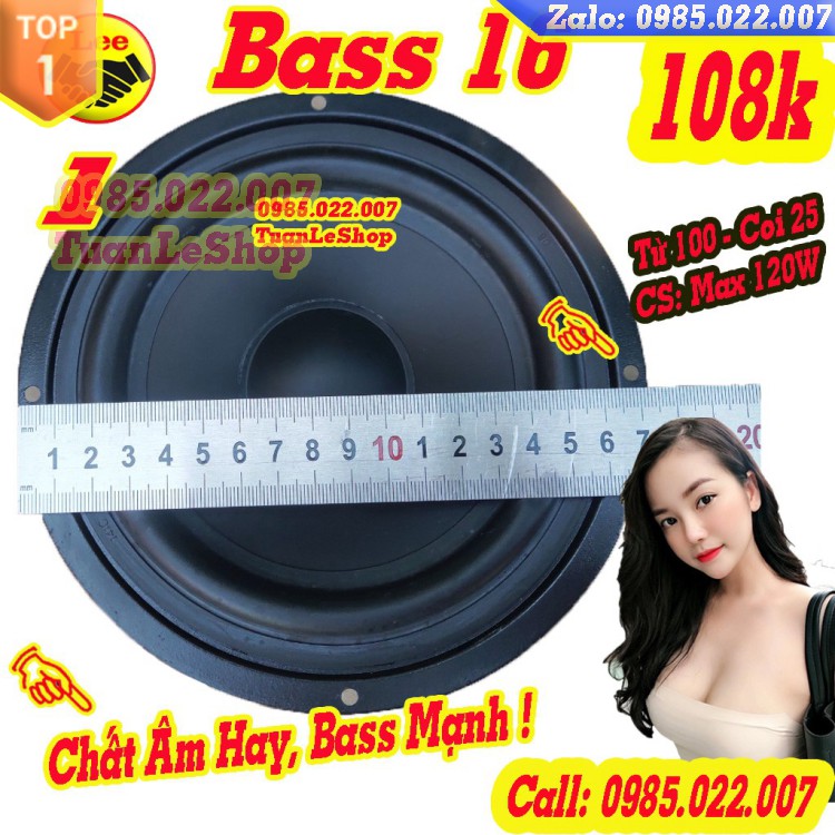 BASS 1.6 TẤC - MỘT CỦ LOA BASS 16 NHẬP KHẨU - LOA BASS GIÁ RẺ