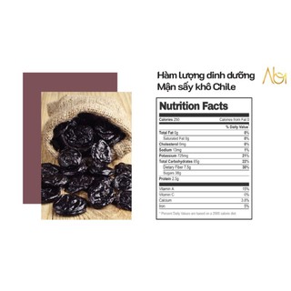Mận sấy dẻo chilê