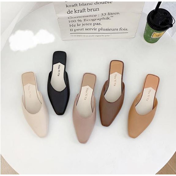 GIÀY SỤC NỮ MŨI NHỌN NHIỀU MÀU SẮC PHONG CÁCH HÀN QUỐC. | BigBuy360 - bigbuy360.vn