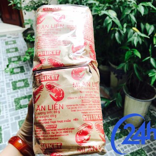 Mì tôm Gói Giấy huyền thoại 2 Con Tôm Miliket