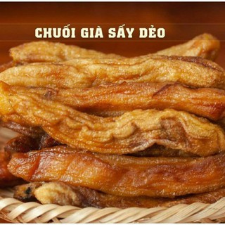 CHUỐI GIÀ HƯƠNG BẾN TRE SẤY DẺO NGỌT MẬT KHÔNG ĐƯỜNG 1KG