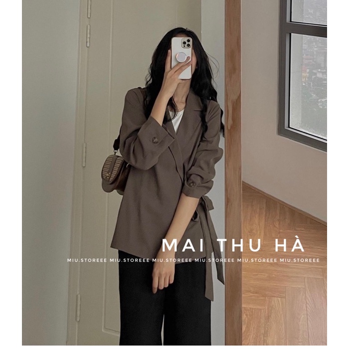 [ẢNH THẬT] ÁO VEST BUỘC ĐAI NƠ CHÉO | BigBuy360 - bigbuy360.vn