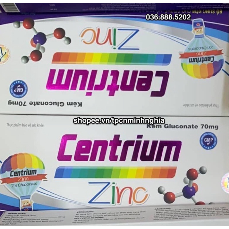 Kẽm Centrium Zinc cho bé, bổ sung kẽm cho cơ thể, tăng đề kháng, giúp bé ăn ngon