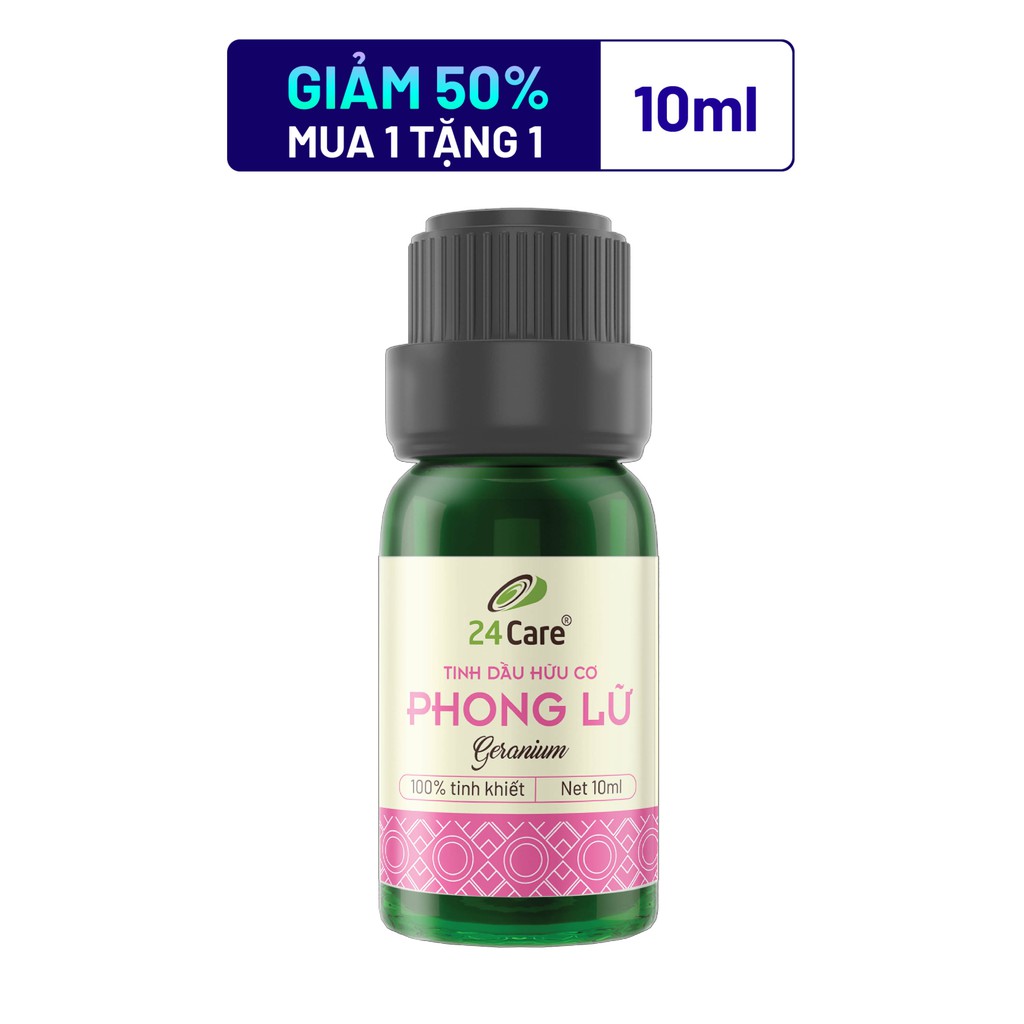 [MUA 1 TẶNG 1] Tinh dầu Phong Lữ 24Care - khử mùi, giảm lo lắng, căng thẳng, thiên nhiên 10ml