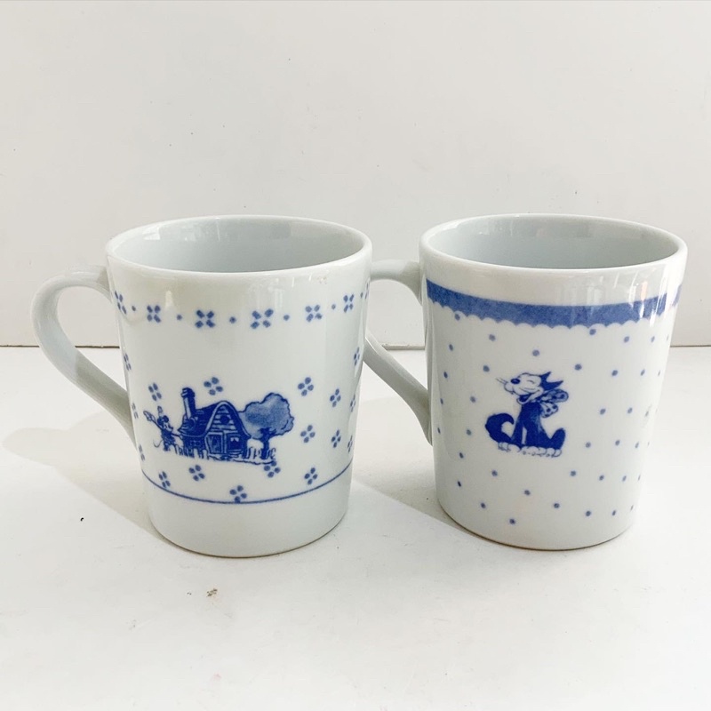 Cặp ly đôi chuột Mickey và Minnie chính hãng Disney - gốm sứ hoạt hình dễ thương phong cách Nhật Bản
