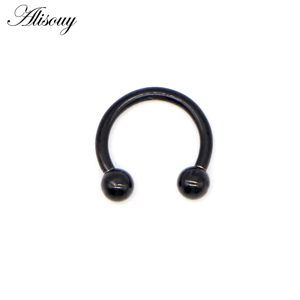 Alisouy 1 Khuyên Mũi Bằng Thép Không Gỉ Cá Tính