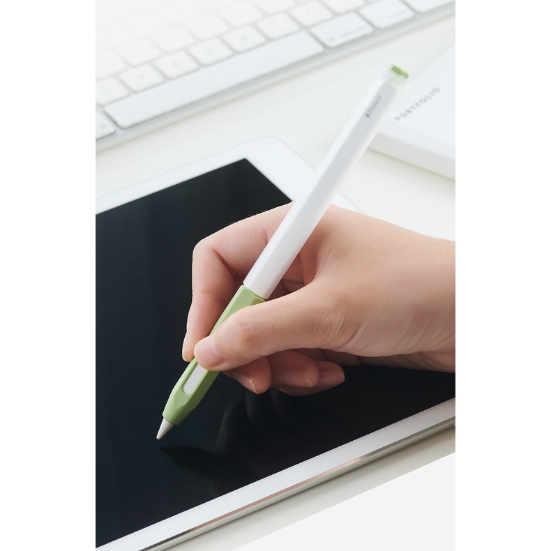 Bao Silicon Color Trong Suốt bảo vệ cho bút Apple Pencil 2.
