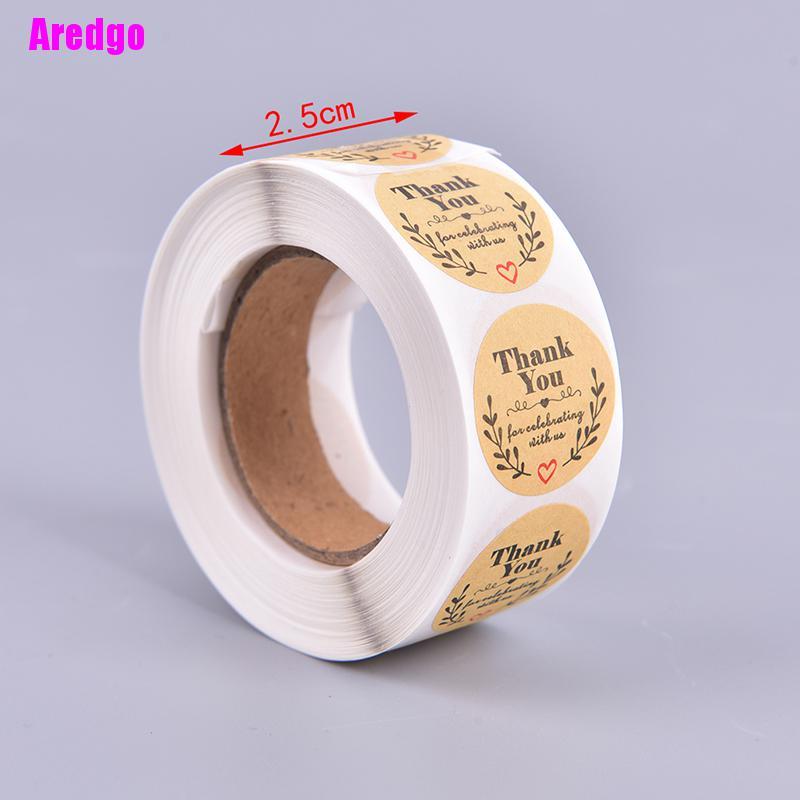 Cuộn 500 Sticker Chữ Thank You Dán Trang Trí