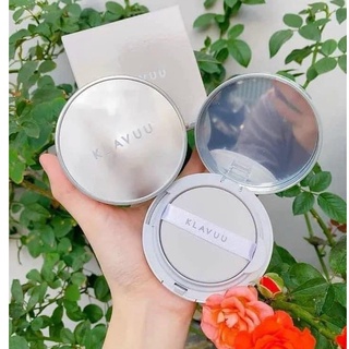 (Mẫu mới) PHẤN NƯỚC KLAVUU CUSHION MÀU XÁM CHO DA DẦU CHE KHUYẾT ĐIỂM CHỐNG NẮNG SPF 50 /PA+++