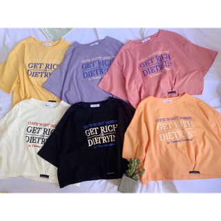 Áo croptop get rich