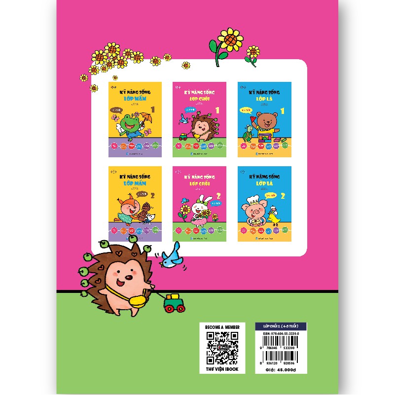 Sách thiếu nhi - KỸ NĂNG SỐNG - Lớp Chồi 1 (4-5 tuổi) | BigBuy360 - bigbuy360.vn