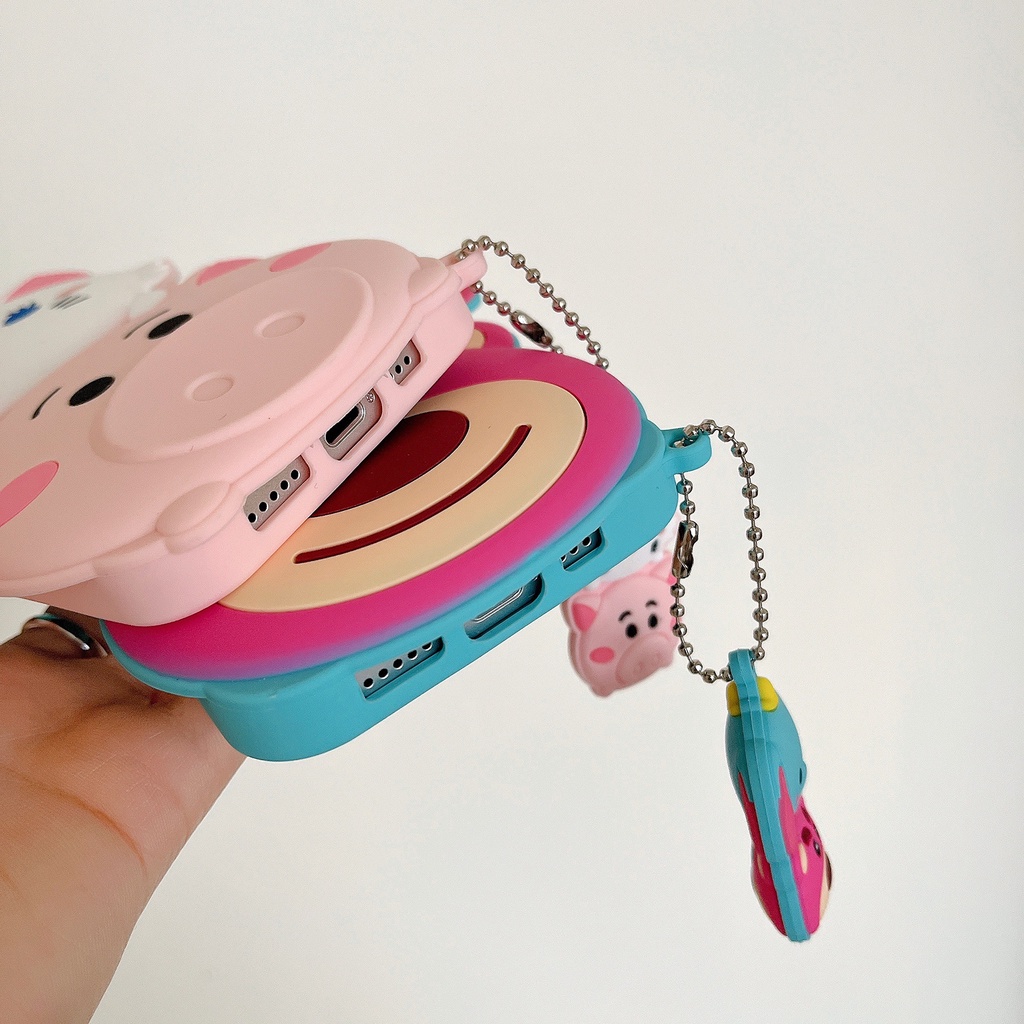 Ốp Điện Thoại Silicon Mềm In Hình Thú Hoạt Hình Cho iPhone 6/7/8/X/XS/XR/11/12/13pro max