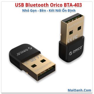 USB thu Bluetooth 4.0 Orico BTA-403 dành cho máy tính PC