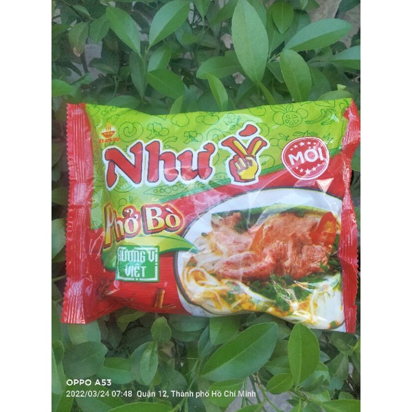 Thùng 30 gói phở bò Như ý Vị Hương 65gr