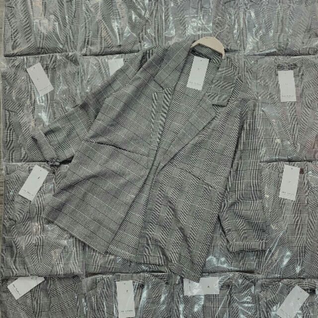 Áo Blazer kẻ
