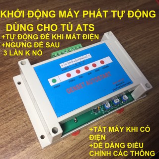 Bộ tự động đề máy phát khi mất điện