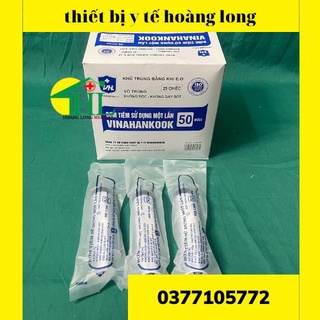 Bơm tiêm 1 lần Vinahankook 50ml - Bơm tiêm 50cc