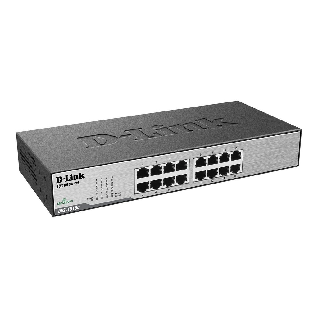 Switch 16 cổng Gigabit D-LINK DGS 1016C (VỎ KIM LOẠI)