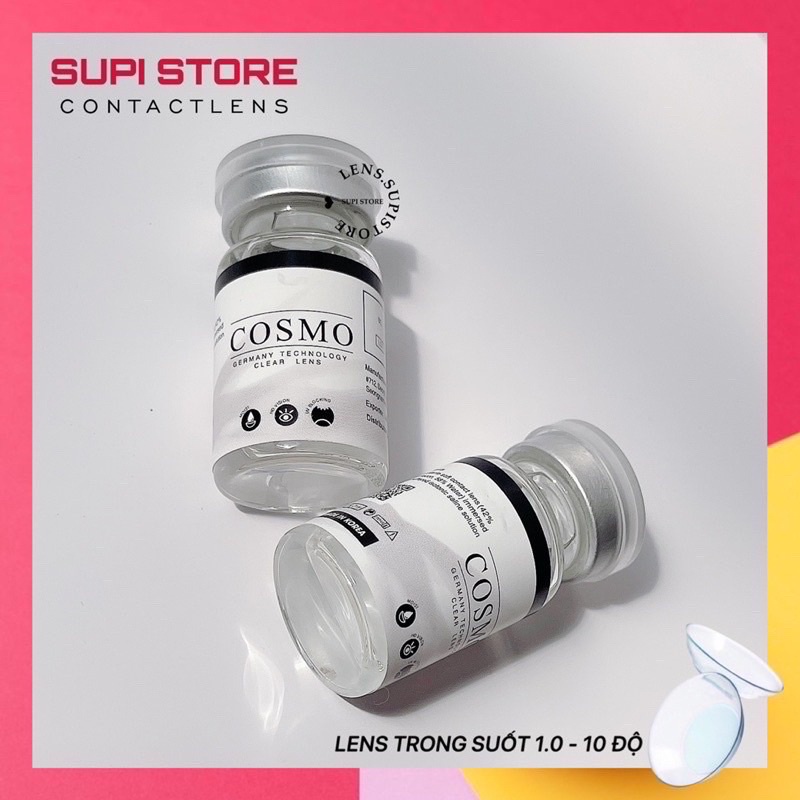 Lens Trong Suốt 𝘾𝙊𝙎𝙈𝙊 𝙃𝘼̀𝙉 𝙌𝙐𝙊̂́𝘾 ⛅ 𝙁𝙍𝙀𝙀𝙎𝙃𝙄𝙋 ⚡️𝙁𝙍𝙀𝙀𝘾𝘼𝙎𝙀 🎀 𝙇𝙚𝙣𝙨 𝘾𝙖̣̂𝙣 𝙆𝙝𝙤̂𝙣𝙜 𝙢𝙖̀𝙪 ⚡️ Đeo tự nhiên như không đeo .