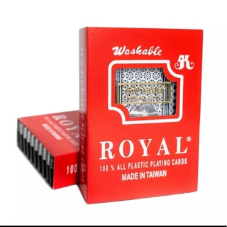 Bài tây nhựa đài loan royal 100% plastic