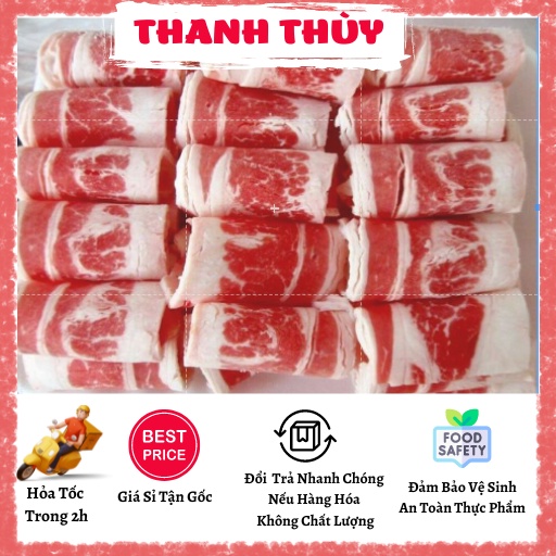 Ba Rọi Bò Mỹ Cuộn Tròn Sẵn