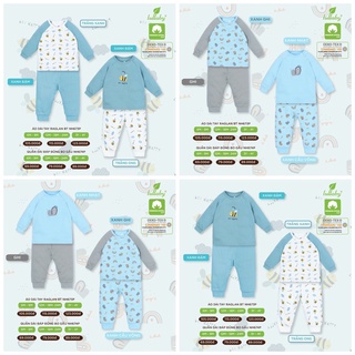 [LULLABY NHIỀU MÀU, NHIỀU MẪU-LẺ QUẦN/ÁO] BỘ DÀI TAY BÉ TRAI BST THU ĐÔNG 2021 INTERLOCK 100% COTTON