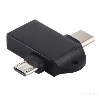 Đầu Chuyển Đổi Usb 3.0 Sang Type-C + Micro Usb Đa Năng