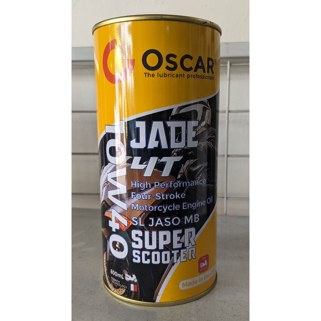 [SHOPEE TRỢ GIÁ ] Nhớt full tổng hợp 10W40 tay ga Oscar Jade 4T Super Scooter - Nhớt xe tay ga
