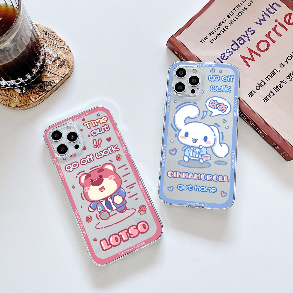 Ốp Điện Thoại Hình Gấu / Thỏ Dễ Thương Cho iphone 11 pro max 12 pro max 13 pro max mini 6 7 8 6 7plus se 2020 x xs xr 5 4
