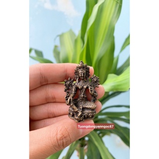 Tượng đồng phật Tara xanh Nepal mật tông sale