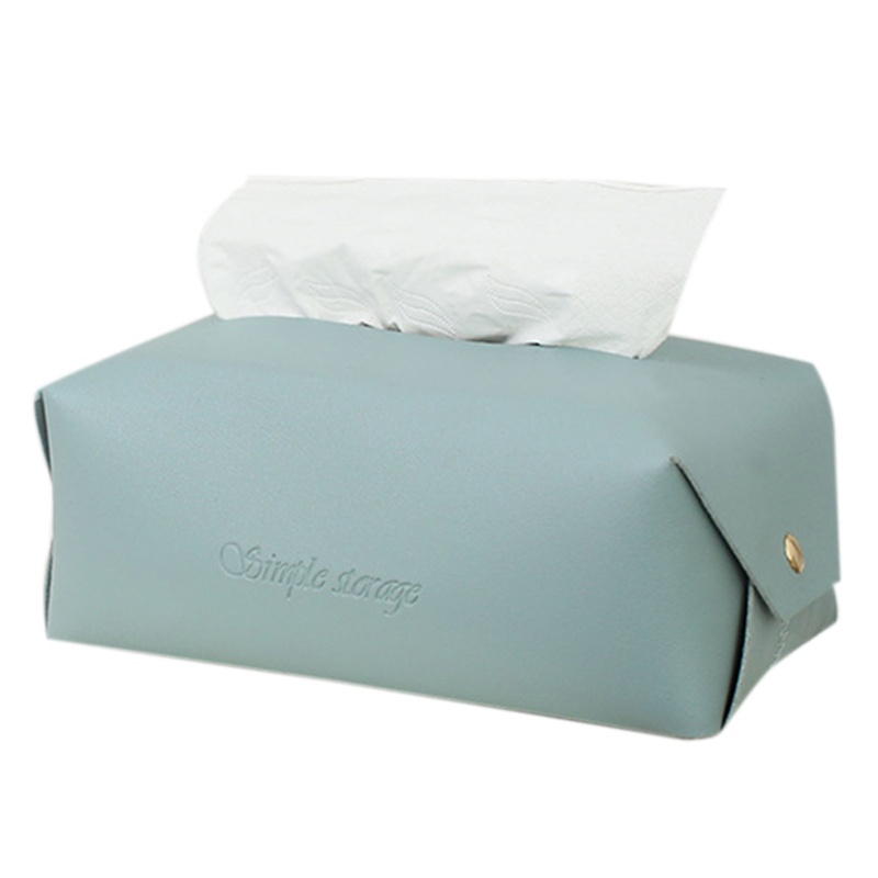 Hộp Đựng Khăn Giấy Rút Bằng Da Để Bàn Trang Trí Phòng Khách / Phòng Ngủ / Văn Phòng