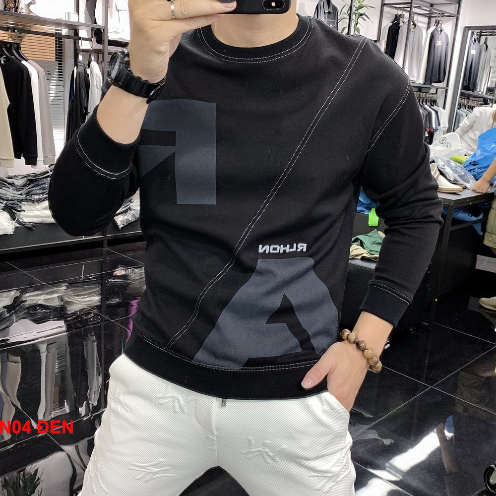 Áo Thu Đông, Áo Thun Nam - Nữ Dài Tay - Hàng In Nhiệt Chuẩn - Chất Liệu Poly 2Da Cao Cấp - N04 | BigBuy360 - bigbuy360.vn