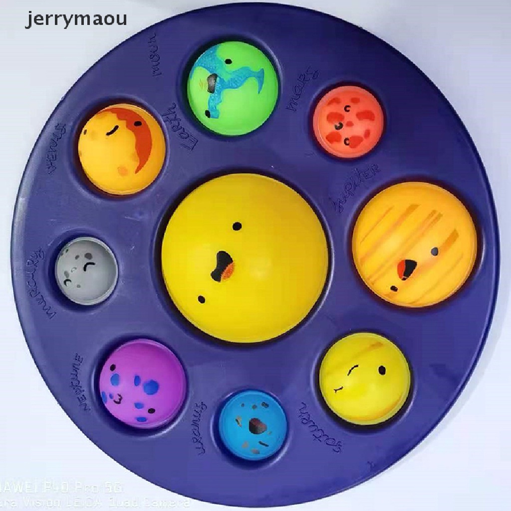 [JER] Tám Hành Tinh Đồ Chơi Fidget Spinner Đơn Giản Giảm Căng Thẳng
