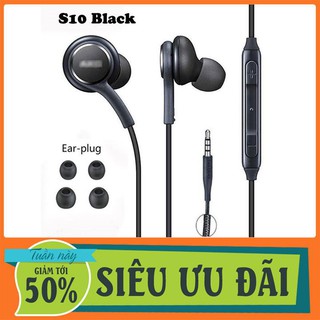 Tai nghe điện thoại in-ear có mic chỉnh âm lượng dây cao su siêu bền
