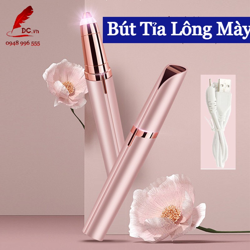 Bút Tỉa Lông Mày Sạc Tích Điện Cao Cấp [Freeship] Bút Tỉa Ria Mép Massage Thẩm Mỹ Cho Phái Đẹp