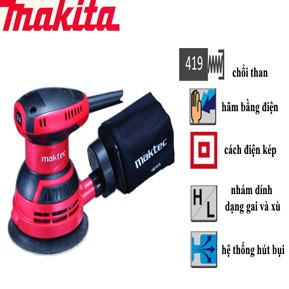 Máy chà nhám quỹ đạo tròn MT924 makita