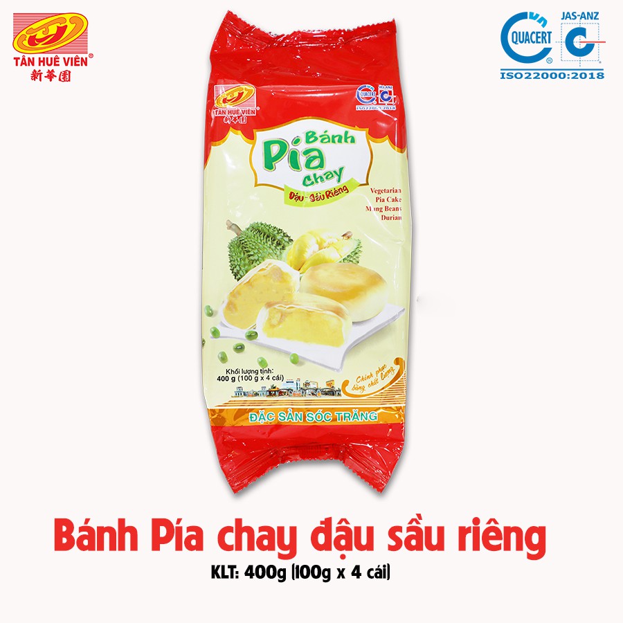 Bánh Pía Chay Đậu Tân Huê Viên (400g)