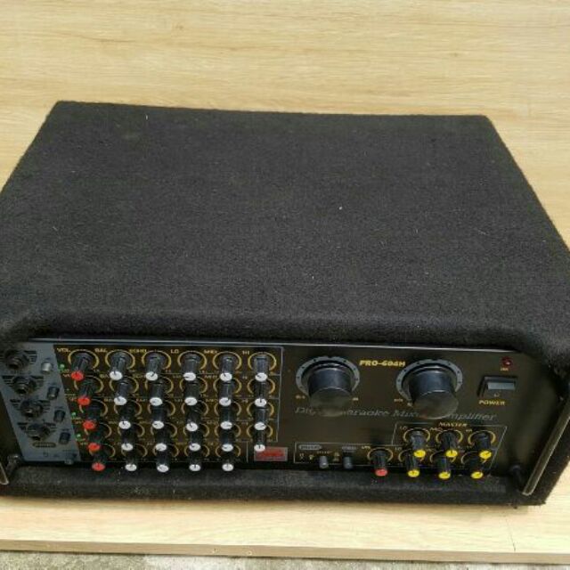 Amply 12sò bọc nỉ 4đường mic