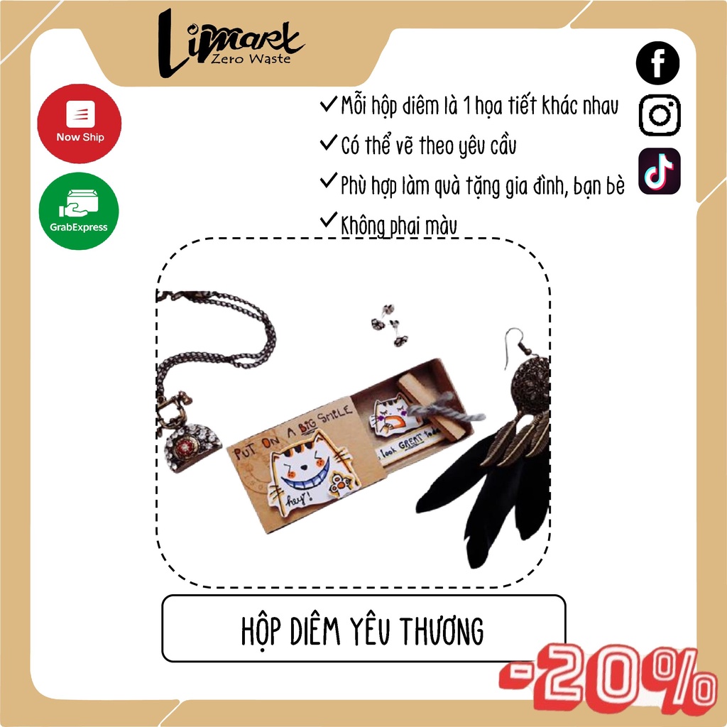 Hộp Diêm Yêu Thương Handmade Limart