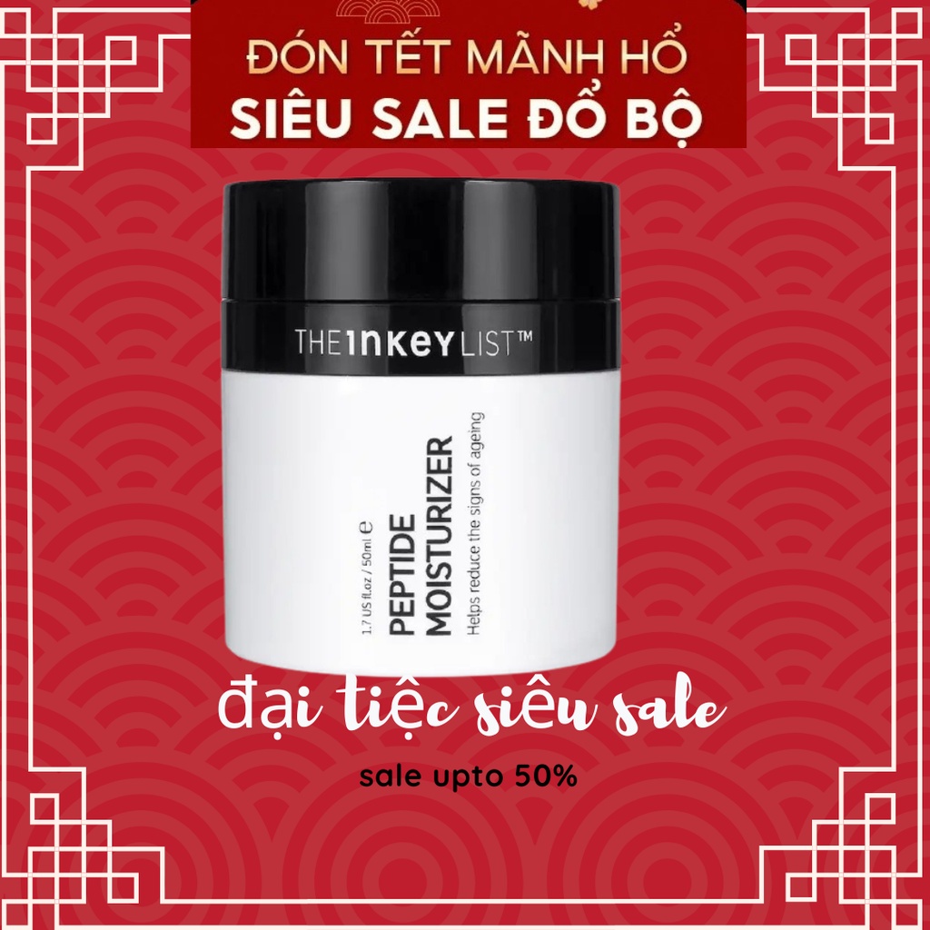 Kem dưỡng ẩm The INKEY LIST Peptide Moisturizer 50ml.