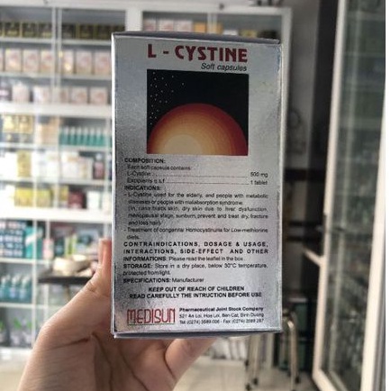 Thuốc uống L-Cystine đẹp da, tóc , móng