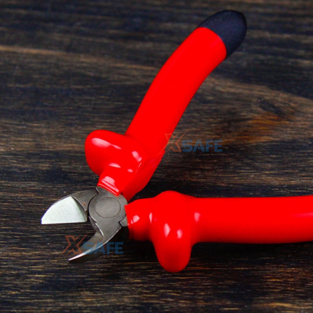 Kìm cắt cách điện 1000V TOTAL THTIP261 6 inch Kềm cắt thép C-rV siêu bền cứng cắt tuốt dây điện kháng điện cao thế 1000V