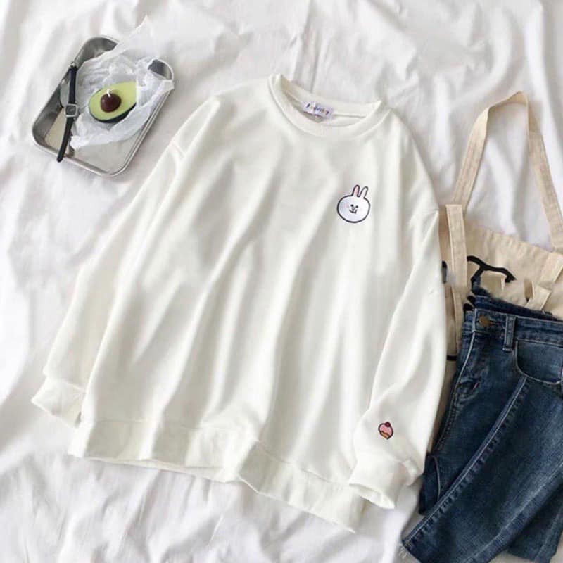 Áo Sweater nỉ thỏ vịt