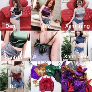 Áo yếm phi bóng hót rần rần hè này ( anh that )( yếm phi bóng cột nơ)