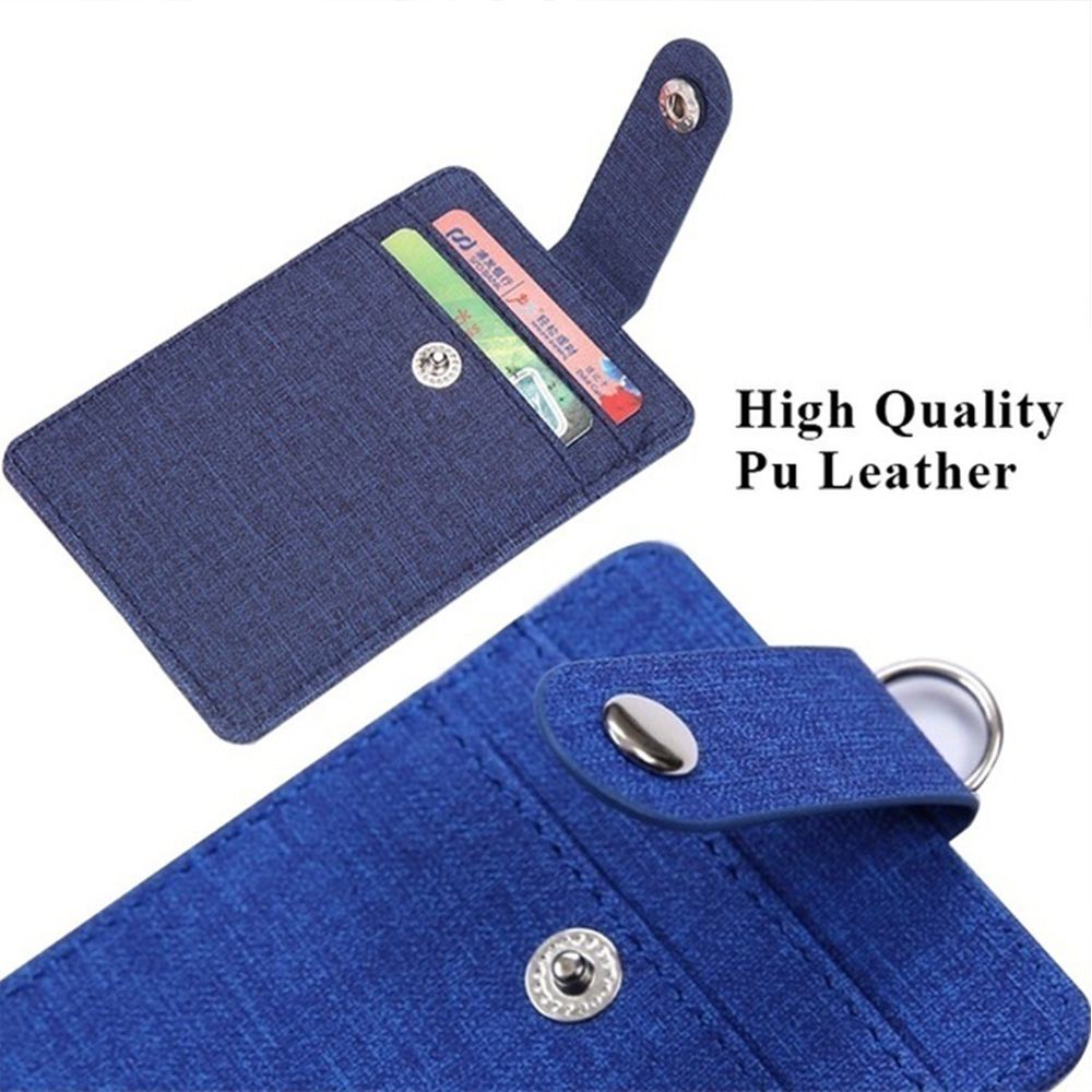 Bao Da Đựng Thẻ ID Và Dây Đeo Có Thể Thu Gọn Tiện Dụng Nhiều Màu Sắc