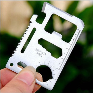 Thẻ đa năng miếng thép 11 chức năng đi phượt loại tốt