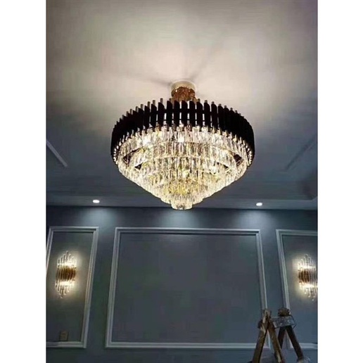 Đèn chùm pha lê POPPY hàng chuẩn pha lê K9 xịn trang trí nhà cửa sang trọng tiết kiệm năng lượng