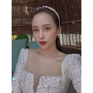 Cài tóc ngọc to nhỏ.