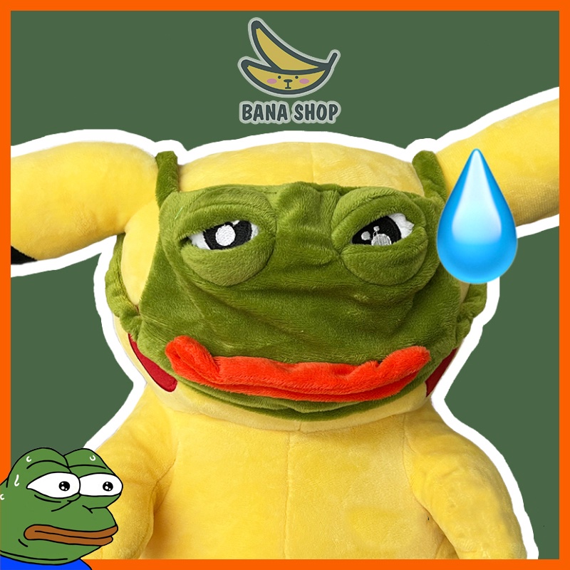 Khẩu trang bịt mặt cosplay hình ếch xanh Pepe siêu bựa cho vozer
