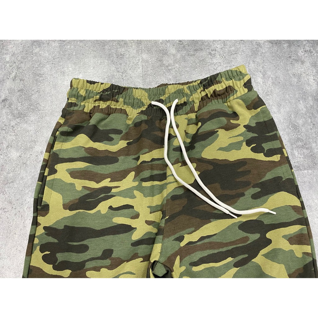 Quần jogger thun da cá họa tiết CAMO lính -Hot trend 2020 - BIGSIZE